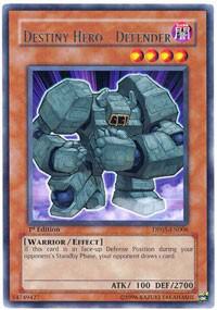 Destiny Hero - Defender DP05-EN006 card from Duelist Pack 5: Aster Phoenix
