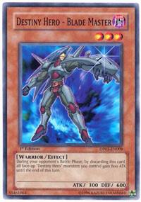 Destiny Hero - Blade Master DP05-EN008 card from Duelist Pack 5: Aster Phoenix