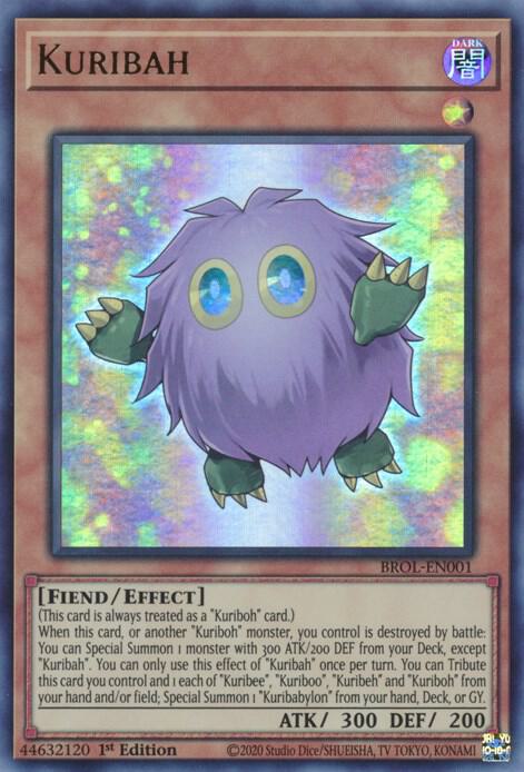 Kuribah BROL-EN001 card from Brothers of Legend