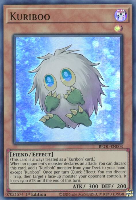 Kuriboo BROL-EN003 card from Brothers of Legend
