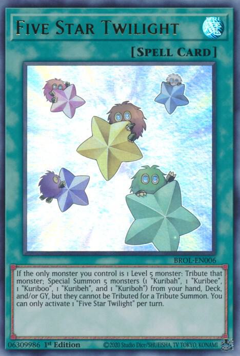 Five Star Twilight BROL-EN006 card from Brothers of Legend