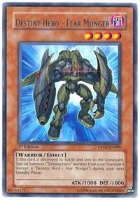 Destiny Hero - Fear Monger DP05-EN009 card from Duelist Pack 5: Aster Phoenix