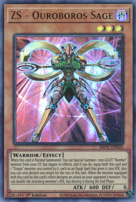 ZS - Ouroboros Sage BROL-EN026 card from Brothers of Legend