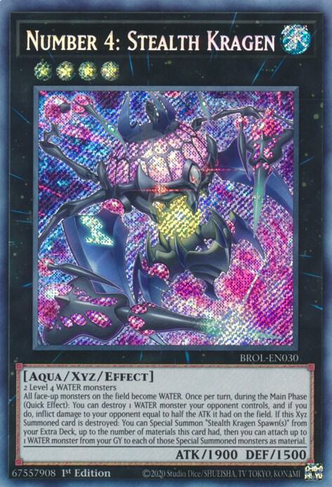Number 4: Stealth Kragen BROL-EN030 card from Brothers of Legend