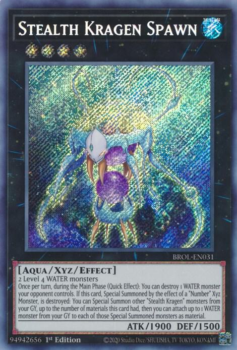 Stealth Kragen Spawn BROL-EN031 card from Brothers of Legend