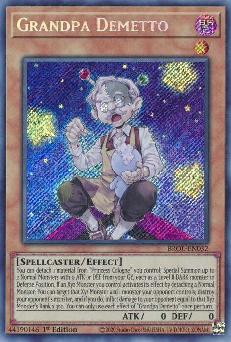 Grandpa Demetto BROL-EN032 card from Brothers of Legend