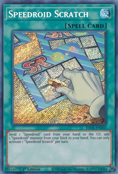 Speedroid Scratch BROL-EN035 card from Brothers of Legend