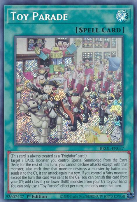 Toy Parade BROL-EN037 card from Brothers of Legend