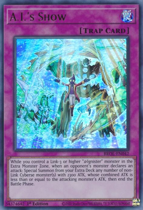 A.I.'s Show BROL-EN042 card from Brothers of Legend