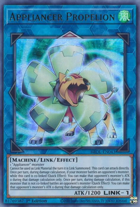 Appliancer Propelion BROL-EN043 card from Brothers of Legend