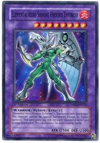 Elemental Hero Shining Phoenix Enforcer DP05-EN013 card from Duelist Pack 5: Aster Phoenix