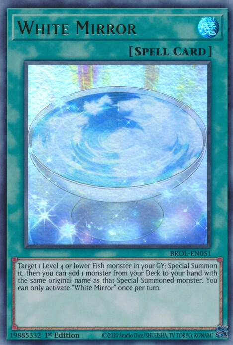 White Mirror BROL-EN051 card from Brothers of Legend