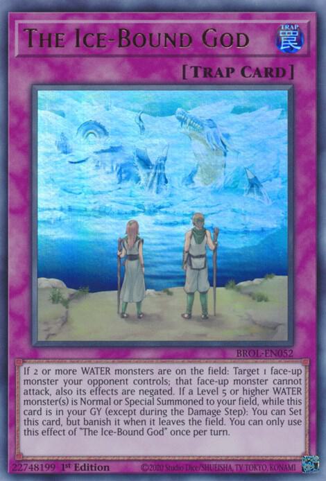 The Ice-Bound God BROL-EN052 card from Brothers of Legend