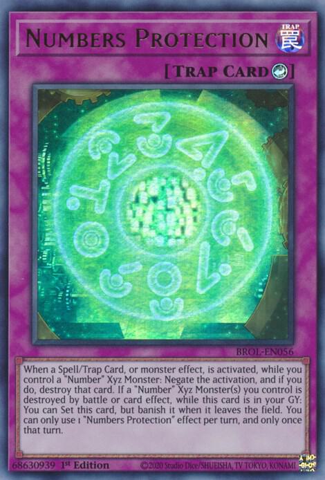 Numbers Protection BROL-EN056 card from Brothers of Legend