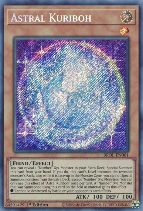 Astral Kuriboh BROL-EN061 card from Brothers of Legend