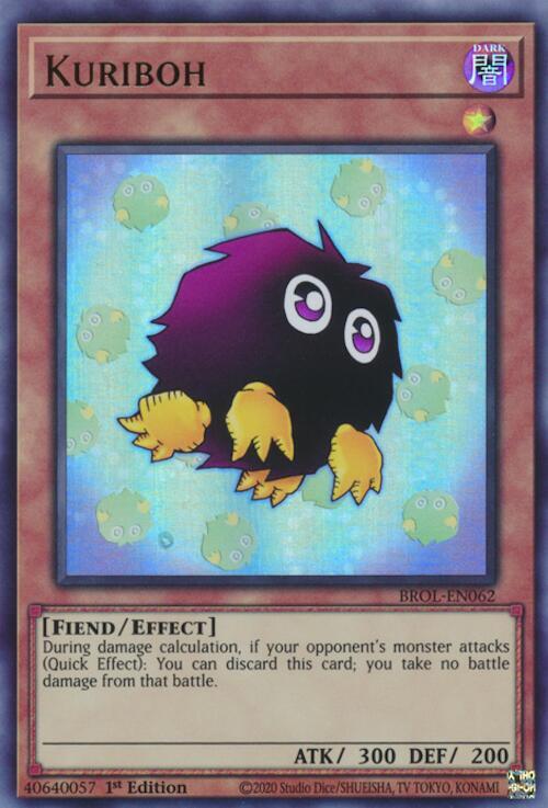 Kuriboh BROL-EN062 card from Brothers of Legend