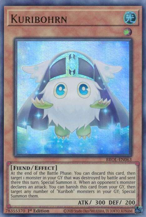 Kuribohrn BROL-EN063 card from Brothers of Legend