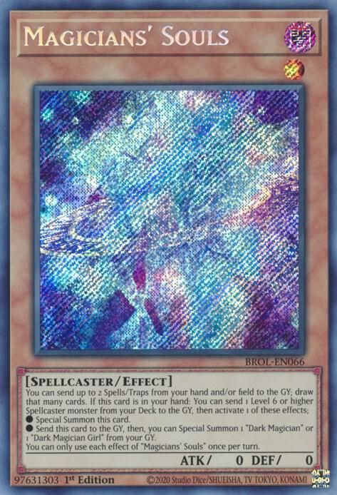 Magicians' Souls BROL-EN066 card from Brothers of Legend