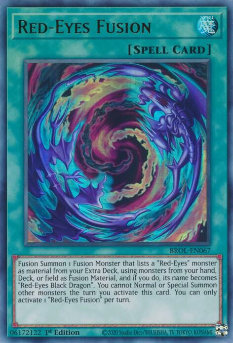 Red-Eyes Fusion BROL-EN067 card from Brothers of Legend