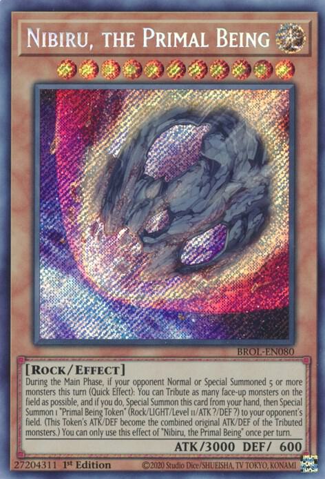 Nibiru, the Primal Being BROL-EN080 card from Brothers of Legend
