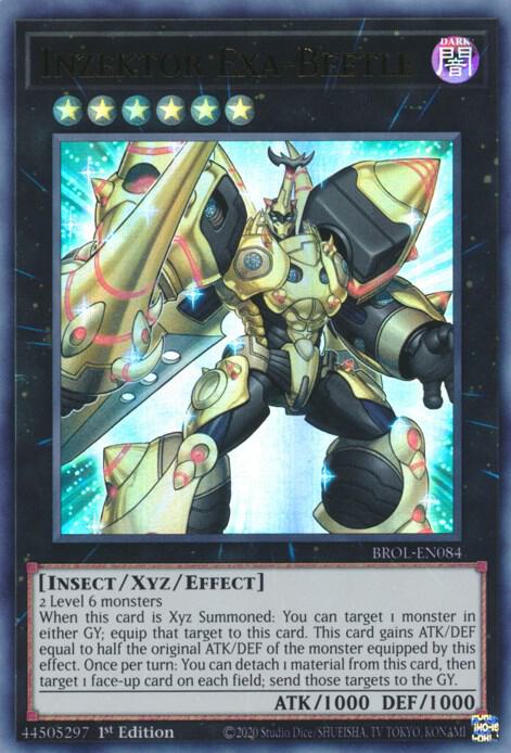 Inzektor Exa-Beetle BROL-EN084 card from Brothers of Legend