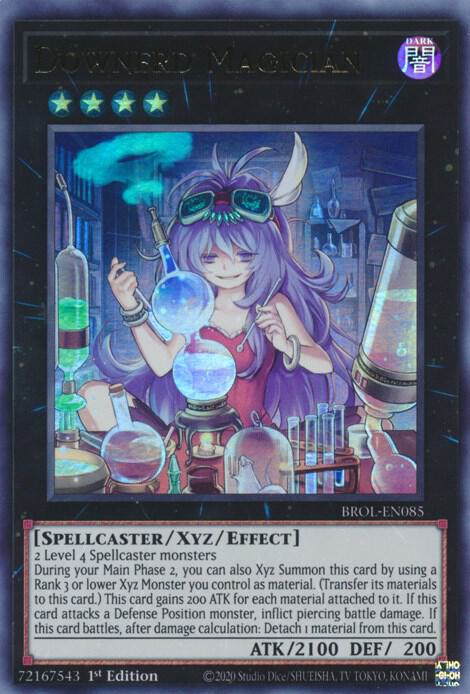 Downerd Magician BROL-EN085 card from Brothers of Legend