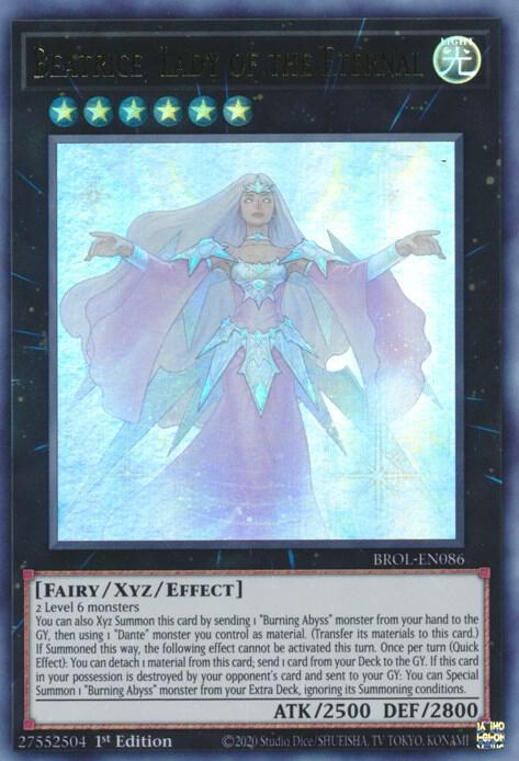 Beatrice, Lady of the Eternal BROL-EN086 card from Brothers of Legend