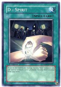 D - Spirit DP05-EN017 card from Duelist Pack 5: Aster Phoenix