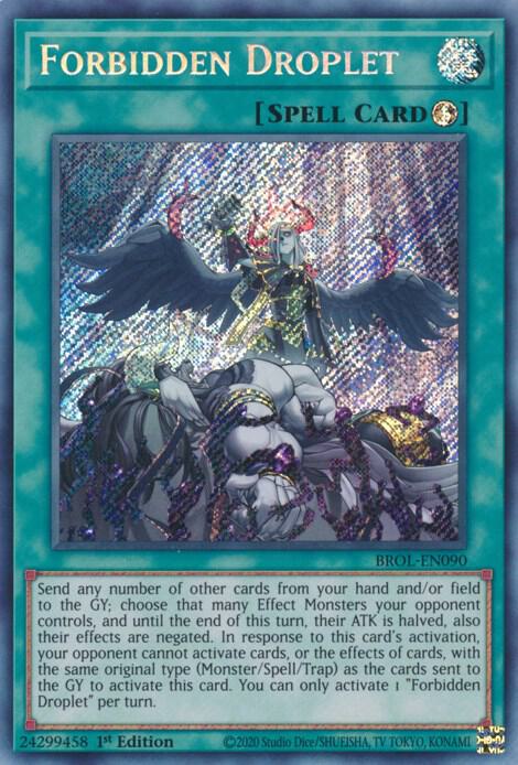 Forbidden Droplet BROL-EN090 card from Brothers of Legend