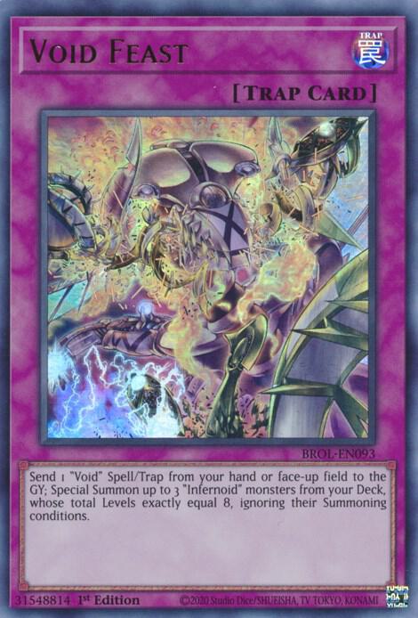 Void Feast BROL-EN093 card from Brothers of Legend