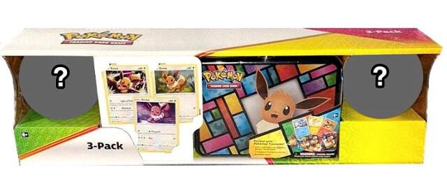 Costco Pokemon Collector 3-Pack: Eevee Treasure Chest + 2 Poke Ball Tins card from Miscellaneous Cards & Products
