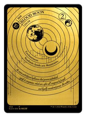 Blood Moon (Foil Etched) (Gold) 366 card from Secret Lair Drop Series