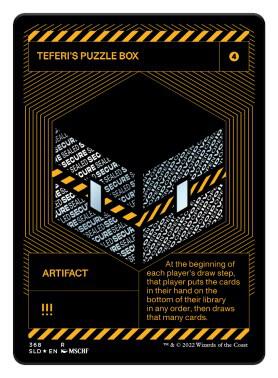 Teferi's Puzzle Box (Silver Laminate) 368 card from Secret Lair Drop Series