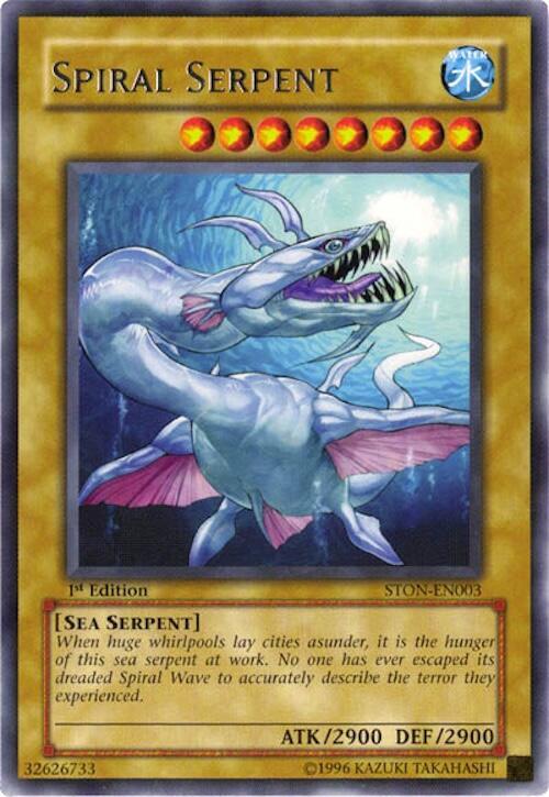 Spiral Serpent STON-EN003 card from Strike of Neos