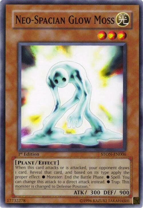 Neo-Spacian Glow Moss STON-EN006 card from Strike of Neos