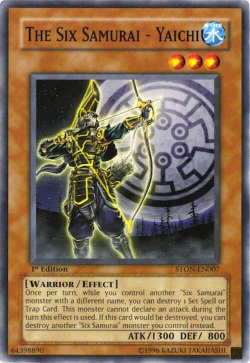The Six Samurai - Yaichi STON-EN007 card from Strike of Neos