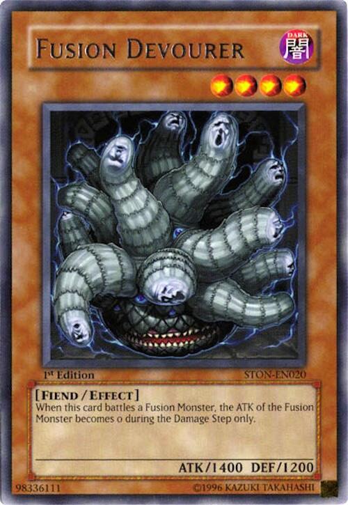 Fusion Devourer STON-EN020 card from Strike of Neos