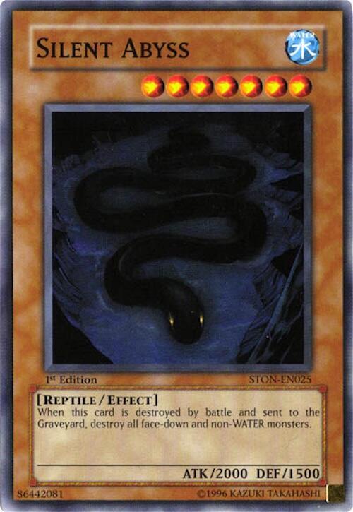 Silent Abyss STON-EN025 card from Strike of Neos