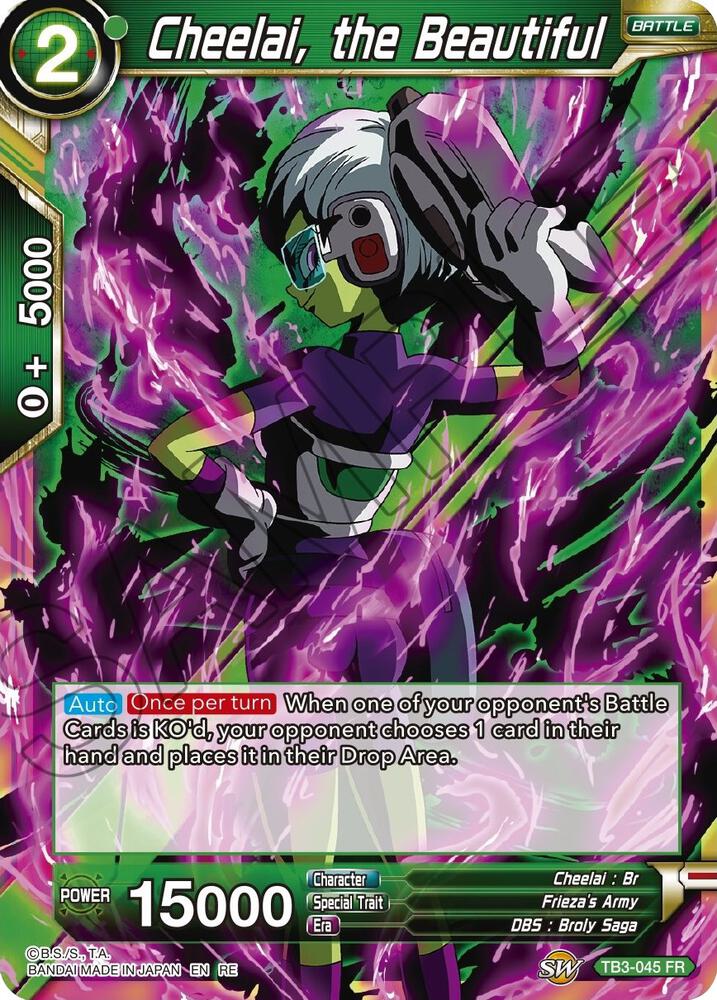 Cheelai, the Beautiful TB3-045 card from Mythic Booster