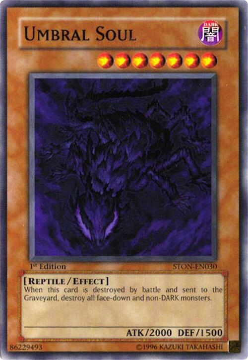 Umbral Soul STON-EN030 card from Strike of Neos