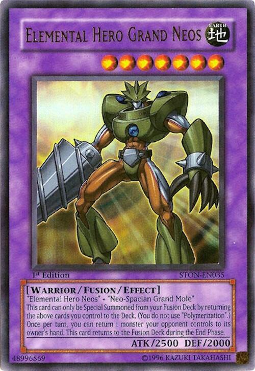 Elemental Hero Grand Neos STON-EN035 card from Strike of Neos