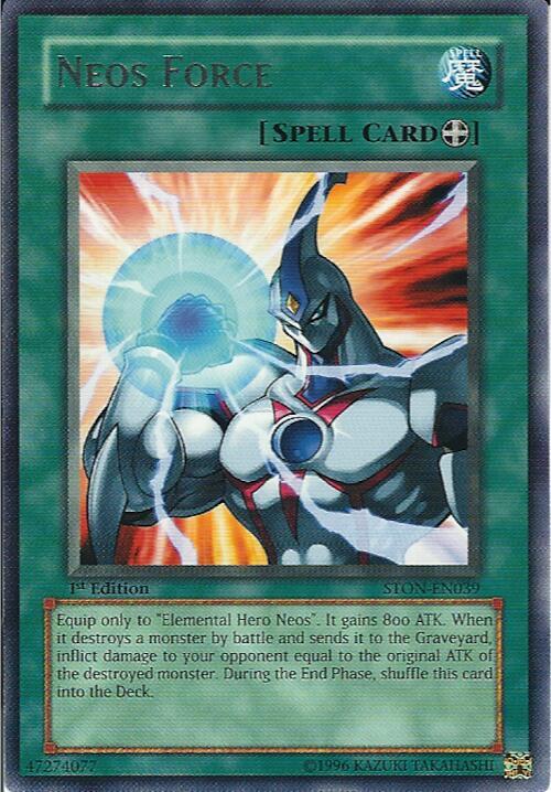 Neos Force STON-EN039 card from Strike of Neos