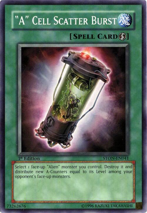"A" Cell Scatter Burst STON-EN041 card from Strike of Neos