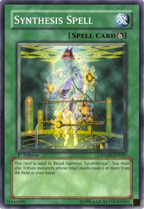 Synthesis Spell STON-EN043 card from Strike of Neos