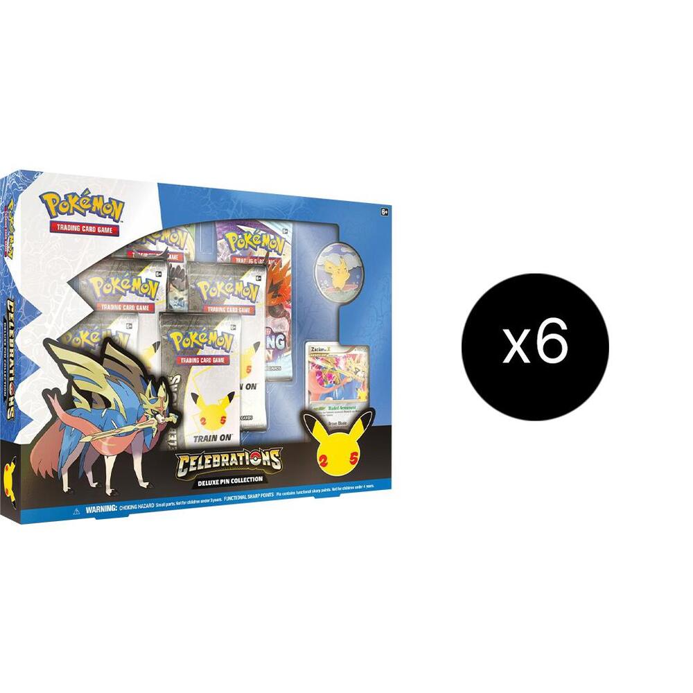 Celebrations Deluxe Pin Collection Case [Zacian LV. X] card from Celebrations