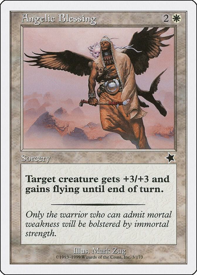 Angelic Blessing 3 card from Starter 1999