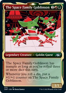 The Space Family Goblinson (Showcase) 270 card from Unfinity