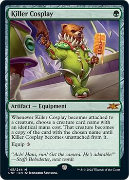 Killer Cosplay 145 card from Unfinity