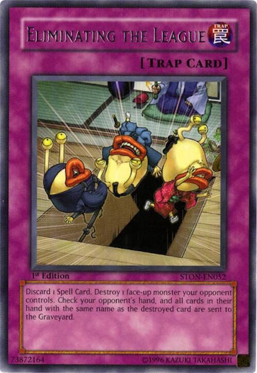 Eliminating the League STON-EN052 card from Strike of Neos