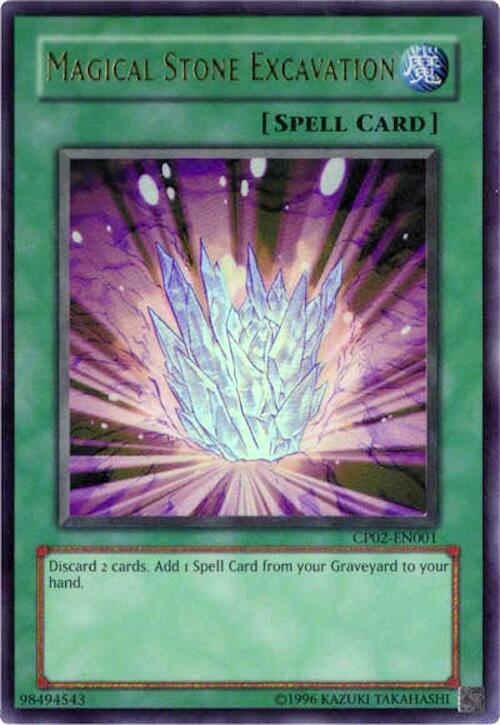 Magical Stone Excavation CP02-EN001 card from Champion Pack 2